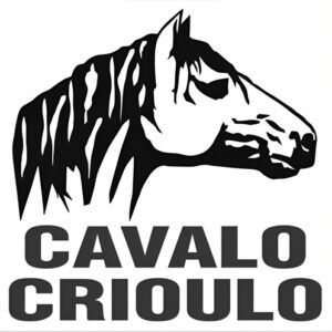 Adesivo Cavalo Crioulo 12x12cm Peão Fazendeiro Caipira