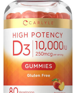 Gominhas Carlyle Com Vitamina D3 80 Unidades Macias