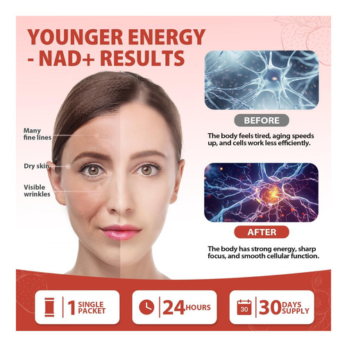 Zoroaher 1000mg De Suplemento Líquido Nad+ De Alta Potência - Imagem 5