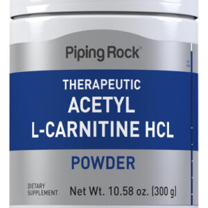 Piping Rock Acetil L-carnitina 100 Mg Em Pó Sem Ogm