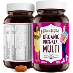 Vitaminas Pré-natais Orgânicas Naturais Mama Para Mulheres