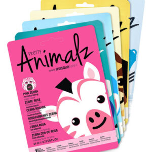 Máscara De Lençol Facial Bar Pretty Animalz Pacote Com 6