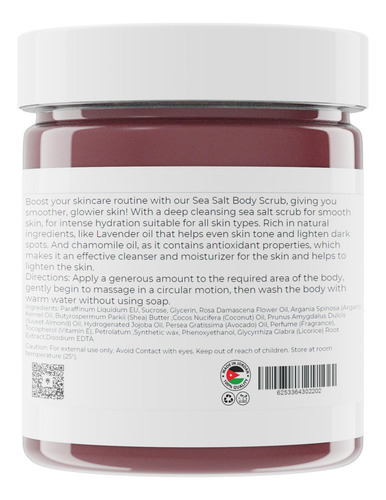 Esfoliante Corporal Com Sal Do Mar Morto Amira Beauty Lava - Imagem 2