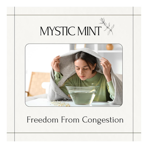 Mystic Mint Mint Organic Sinus Relief Natural Certified No E - Imagem 6