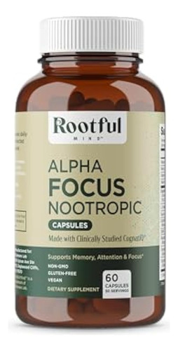 Alpha Focus Nootrópico - Memória E Foco Do Cérebro
