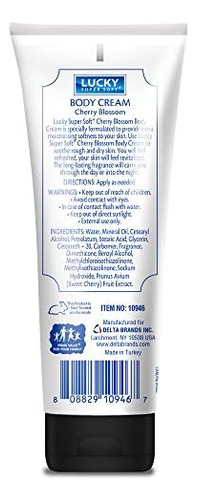 Lucky Super Soft Body Cream Cherry Blossom 8 Onças - Imagem 2