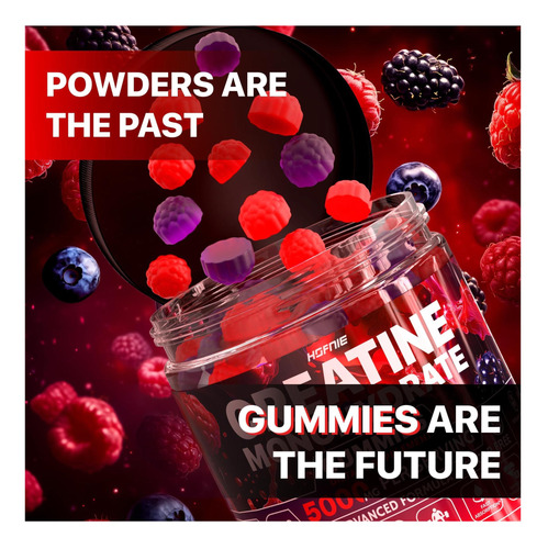Creatina Monohidratada Gummies 5000 Mg-raspberry & Sleabled - Imagem 6