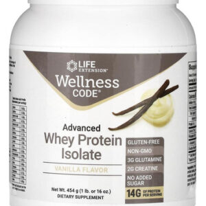 Life Extension Wellness Code® Advanced Whey Protein Isolate