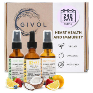 Pacote De Suporte À Imunidade Givol - Vitamina C Crua D3 E