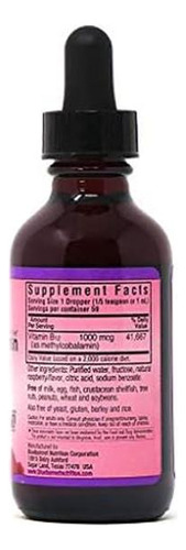 Vitamina B-12 Marca Bluebonnet 1000 Mcg 2 Onças - Imagem 7