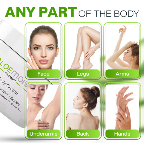 Loção Orgânica De Aloe Vera Para O Rosto Creme Hidratante - Imagem 4