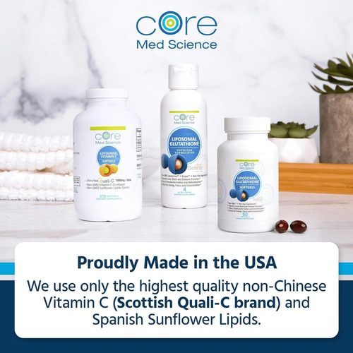 Suplemento Natural De Vitamina C Core Med Science De 1000mg - Imagem 7