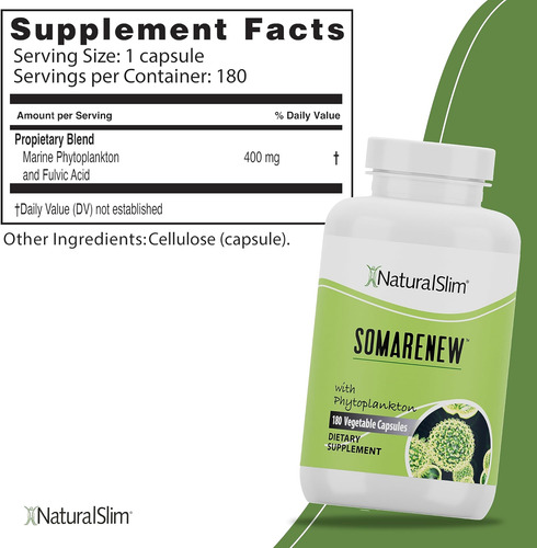 Naturalslim Somarenew Booster Do Metabolismo Suplementos En - Imagem 2