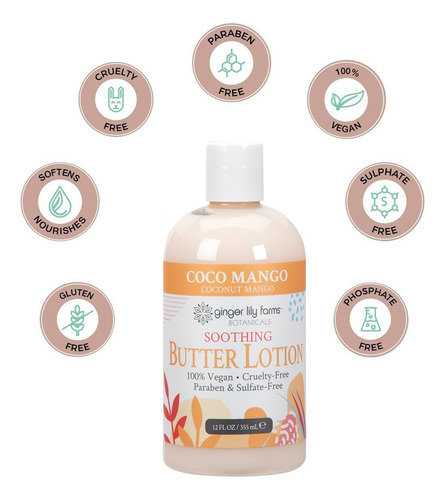 Ginger Lily Farms Botánicos Relajantes Loção De Manteiga - Imagem 5