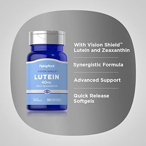 Piping Rock Luteína 40mg Com Zeaxantina 180 Cápsulas Gelat - Imagem 4