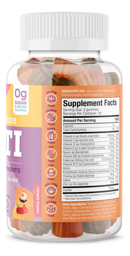 Vitaminas Suku - The Complete Kids Multi - Vitamina A Folat - Imagem 2
