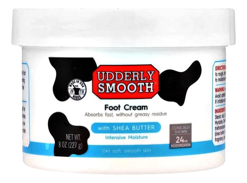 Creme Udderly Smooth Pés Super Hidratante Manteiga De Karité