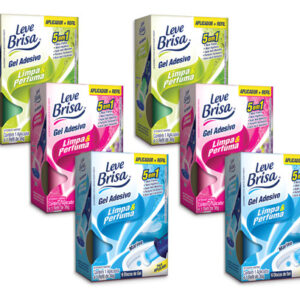 6 Gel Adesivo Detergente Limpador Sanitário Aplicador Refil