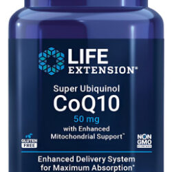Life Extension Tradicional Super Ubiquinol 50 Mg Com Cápsula