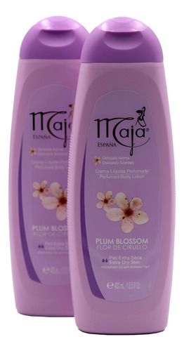 Loção Corporal Maja Plum Blossom Pacote Com 2 Unidades De 1