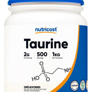 Nutricost Taurina Em Pó (1kg) - 500 Porções