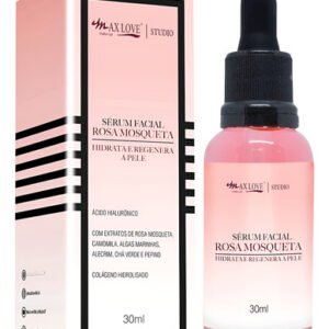 Sérum Facial Rosa Mosqueta Ácido Hialurônico - Max Love