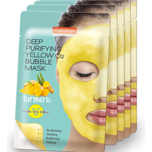 Máscara De Lençol Facial Bubble Purederm Deep Purifying Turm