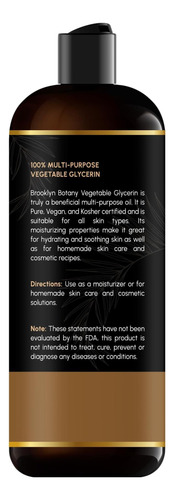 Glicerina Vegetal Botânica Do Brooklyn 8 Ml Óleo - Imagem 3