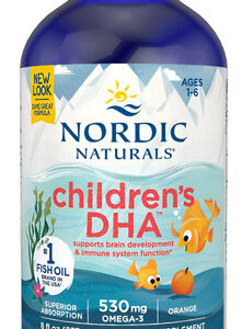 Dha Para Crianças Nordic Naturals Sabor Laranja 226 G
