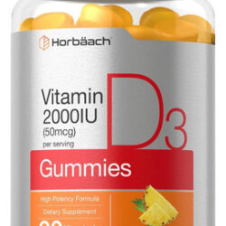 Gomas Horbäach Vitamin Diu 90 Contagem Vegetariano Sab
