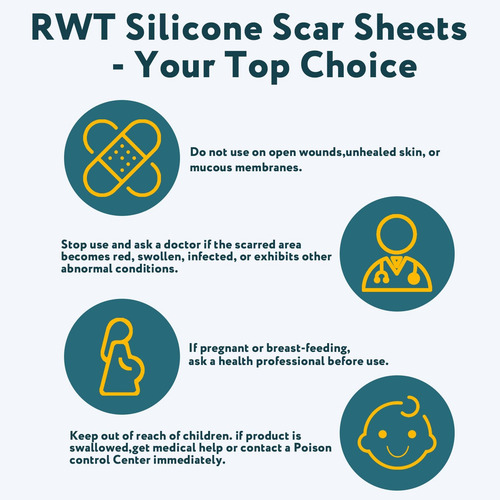 Folhas De Silicone Para Cicatrizes 60 Fitas Para Cicatrizes - Imagem 7