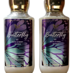 Loção Corporal Borboleta Para Bath & Body Works 8 Onças Cada