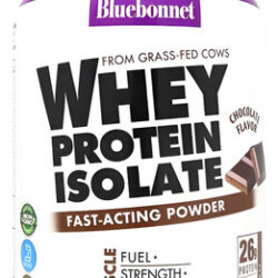 Bluebonnet 100% Natural Whey Protein Isolado Em Pó Chocolat