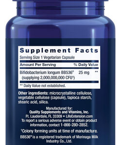 Life Extension Bifido Gi Balance - Suplemento De Probióticos