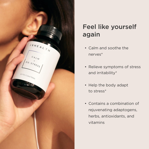Suplemento Jshealth Calm + Destress - 60 Cápsulas - Imagem 2