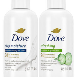 Dove Body Laving Travelsids Variety Variety 2 Pepino E Chá +