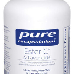 Pure Encapsulations Ester-c E Flavonóides - Suplemento De Vi