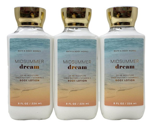 Pacote De Valor De Loção Corporal Bath & Body Works Midsumme