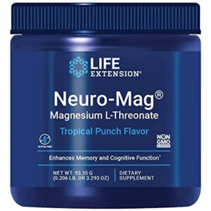 Life Extension Neuro-mag Magnésio L-treonato Em Pó (tropica