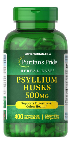Herbal Ease: Cascas De Psyllium 500 Mg Fibra Dietética