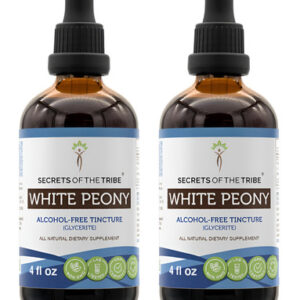 Segredos Da Tribo White Peony Livre Alcool Tintura 675 Mg Fl