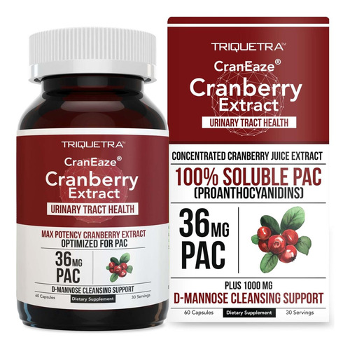 Craneaze®: Extrato De Suco De Cranberry Mais D-manose - 36 M