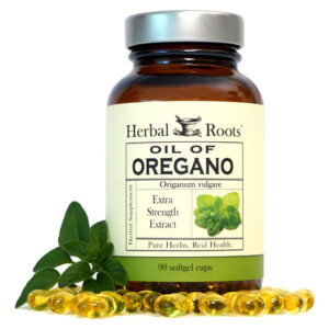 Suplemento De Óleo De Raízes Herbais De Orégano 150 Mg 90 Cá