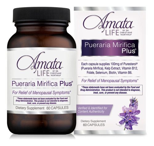 Suplemento Amata Life Pueraria Mirifica Plus 60 Cápsulas