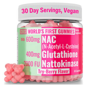 Shizam 600 Mg Nac 2000 Fu 100 Mg Nattokinase E 400 Mg Gomas
