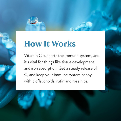 Natures Sunshine Vitamina C Time Release 1000 Mg 120 Compr - Imagem 6