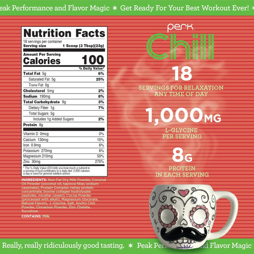 Perk Chill Chill Mexican Hot Chocolate Drink Mix (18 Porções - Imagem 2