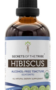 Segredos Da Tribo Hibiscus Tintura Extrato Sem Álcool Gotas
