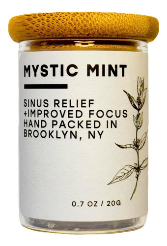 Mystic Mint Mint Organic Sinus Relief Natural Certified No E