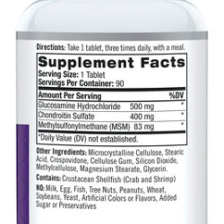 Natrol Glucosamina Condroitina Msm Para Mobilidade Articular